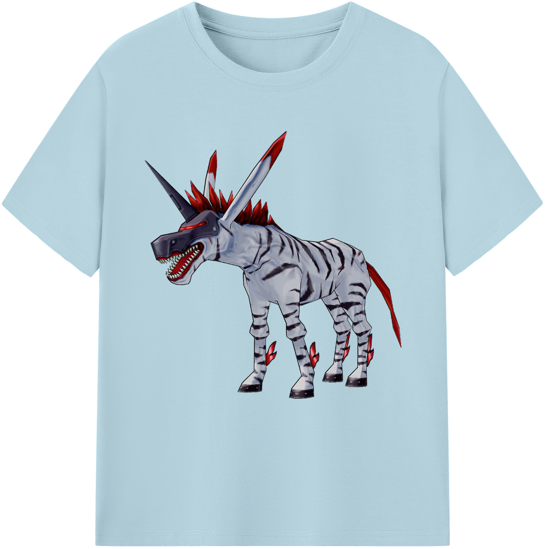 （画像用） Digimon デジタルモンスター/デジモン 綿100％半袖Tシャツ（フロントプリント）
